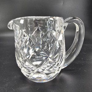 Waterford Vintage Creamer With Diamond Pattern & Handle JJ3822